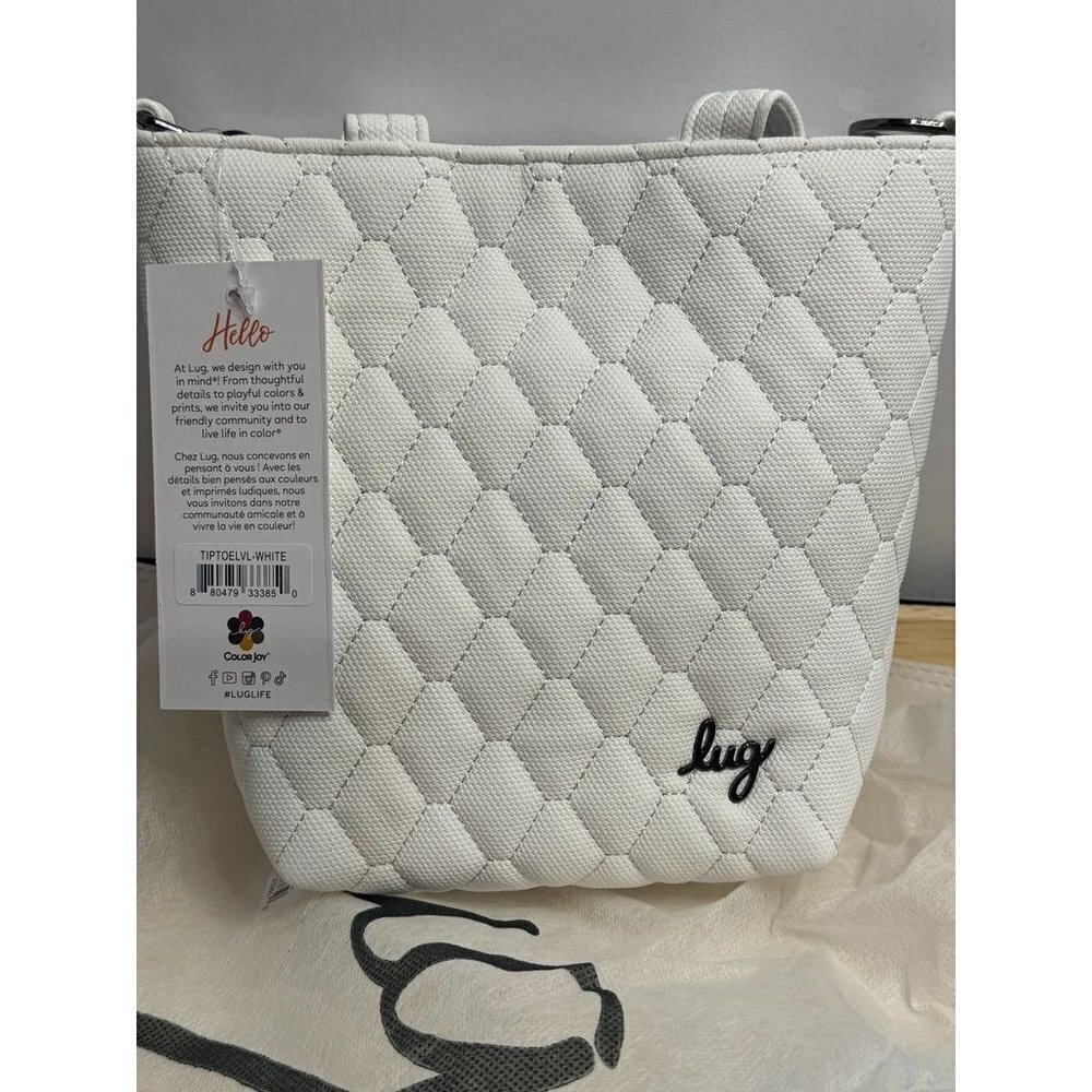 LUG Tip Toe Crossbody Matte Luxe White NWT -  - Price is Firm